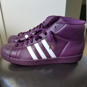 Men's Adidas Purple Gold Pro Model US Size 10.5